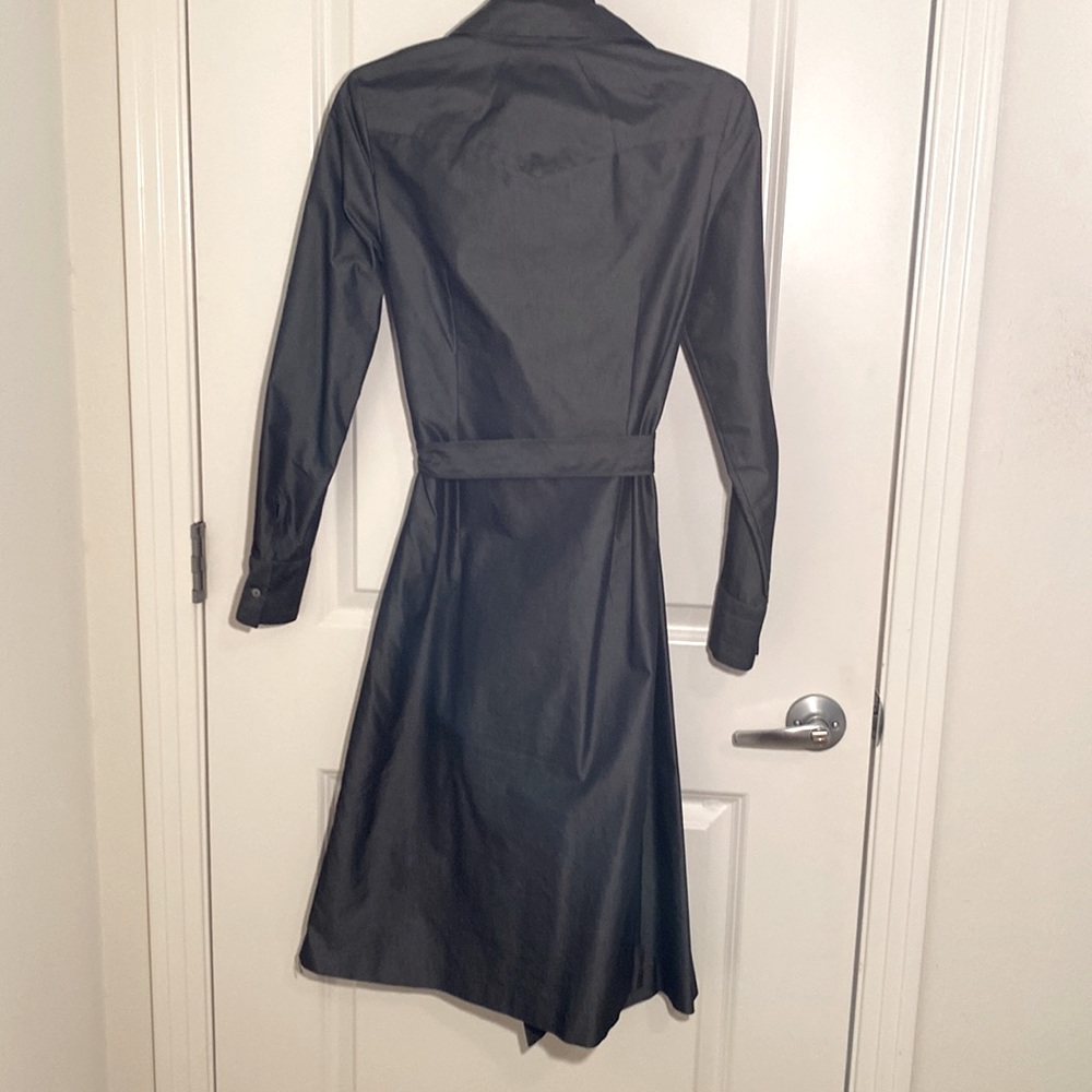 Banana Republic Charcoal Long Sleeve Dress - Picture 2 of 4